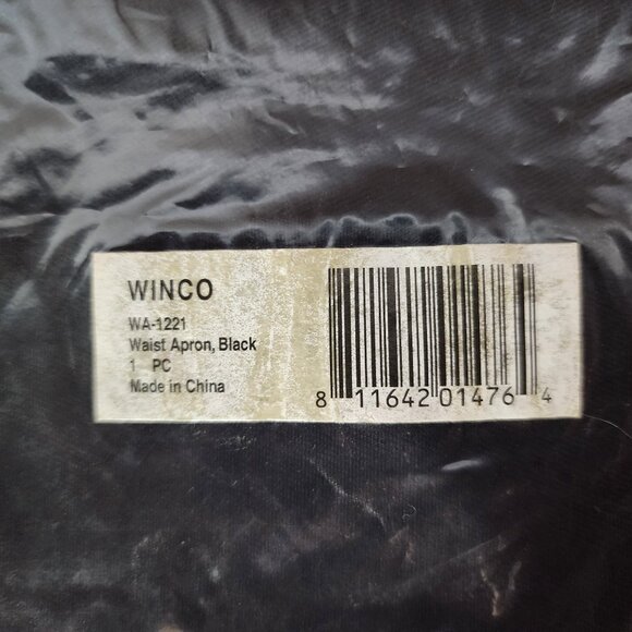 Winwear Black Cotton Poly Three Pocket WA-1221 Professional Waist Apron OSFM - Picture 16 of 16